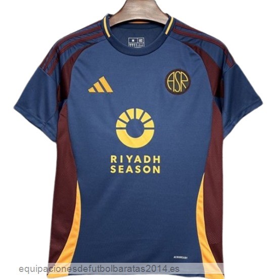 Nuevo Tailandia 3ª Camiseta As Roma 24/25 Azul Baratas